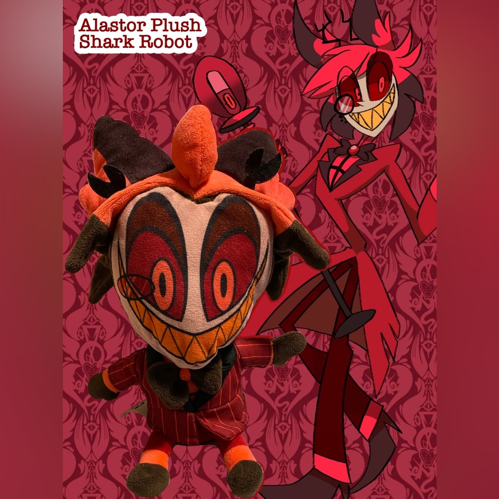 OFFICIAL discontinued Alastor Shark Robot Plush